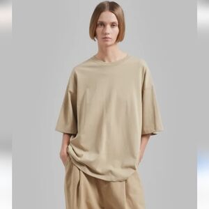 The Frankie Shop Quinn Beige T-shirt Size XS/S